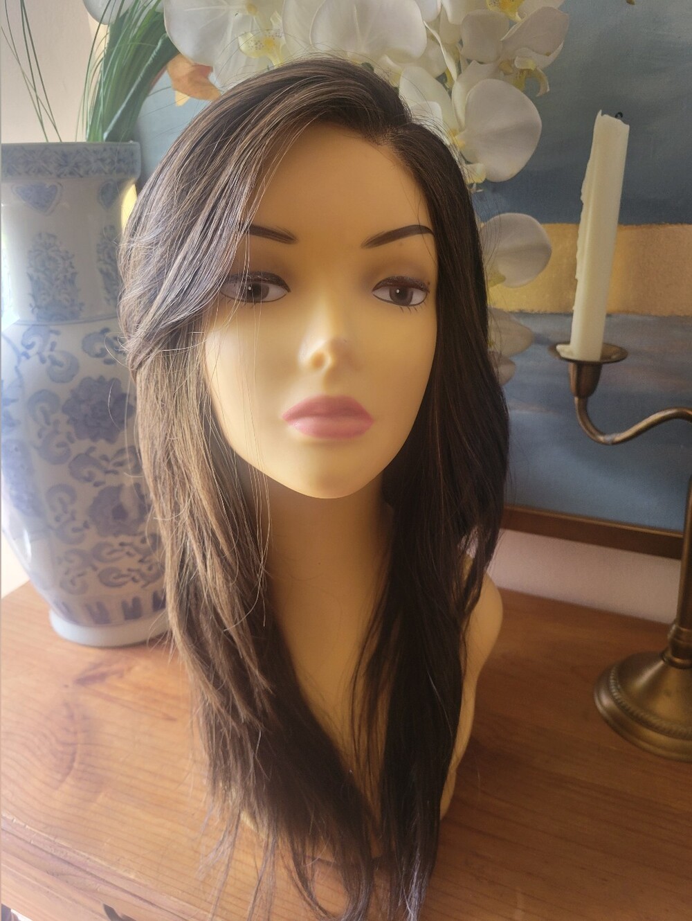 Belle Tress Wig FIRENZE Triple Chocolate R Hf Synthetic Brunette